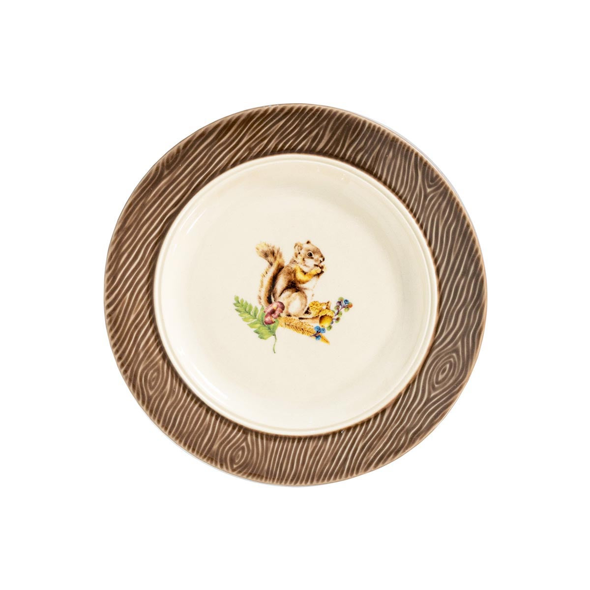 Forest Walk Animal Cocktail Plates Set of 4