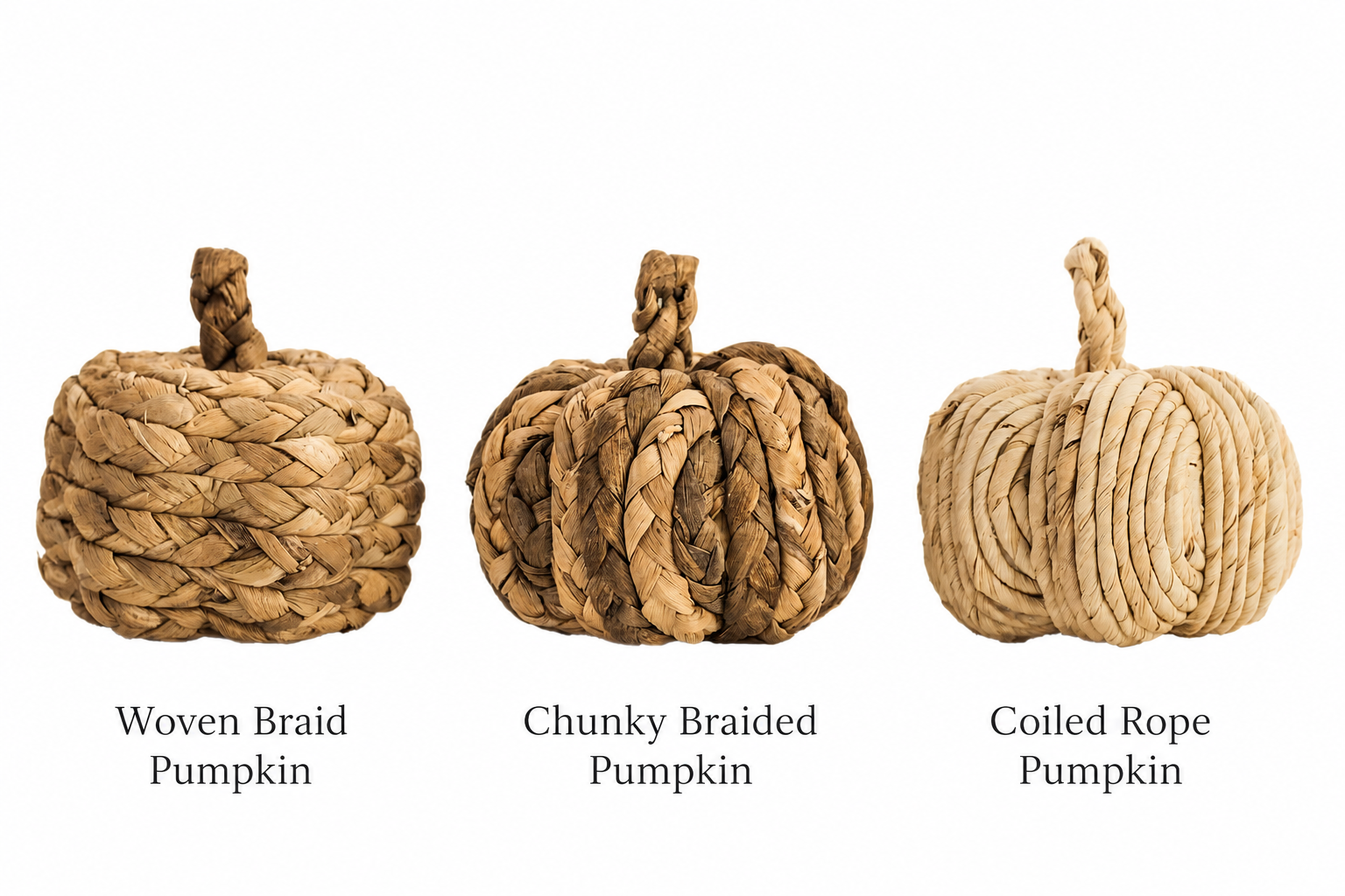 Natural Woven Pumpkin