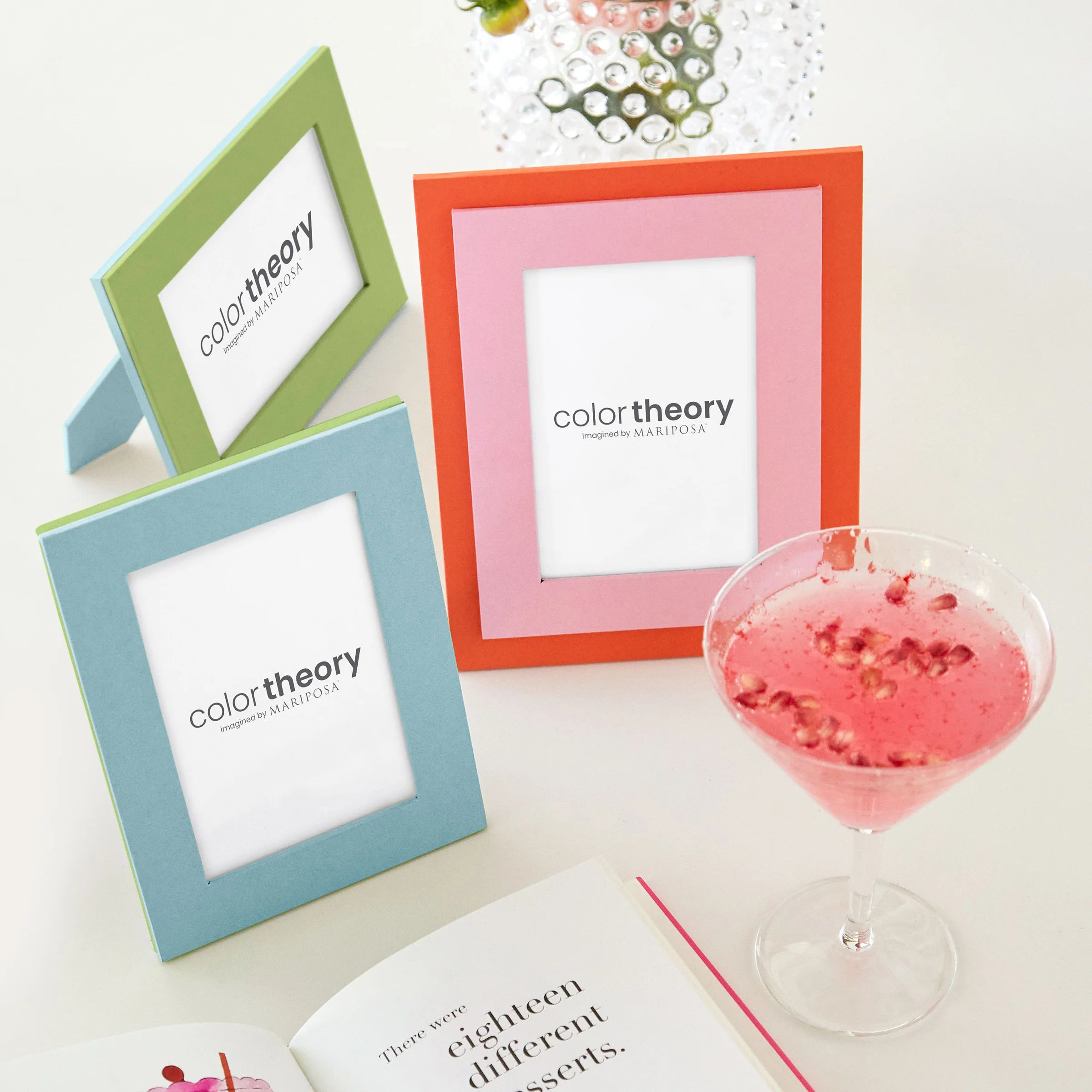 Tiered Pink and Tangerine 4x6 Frame