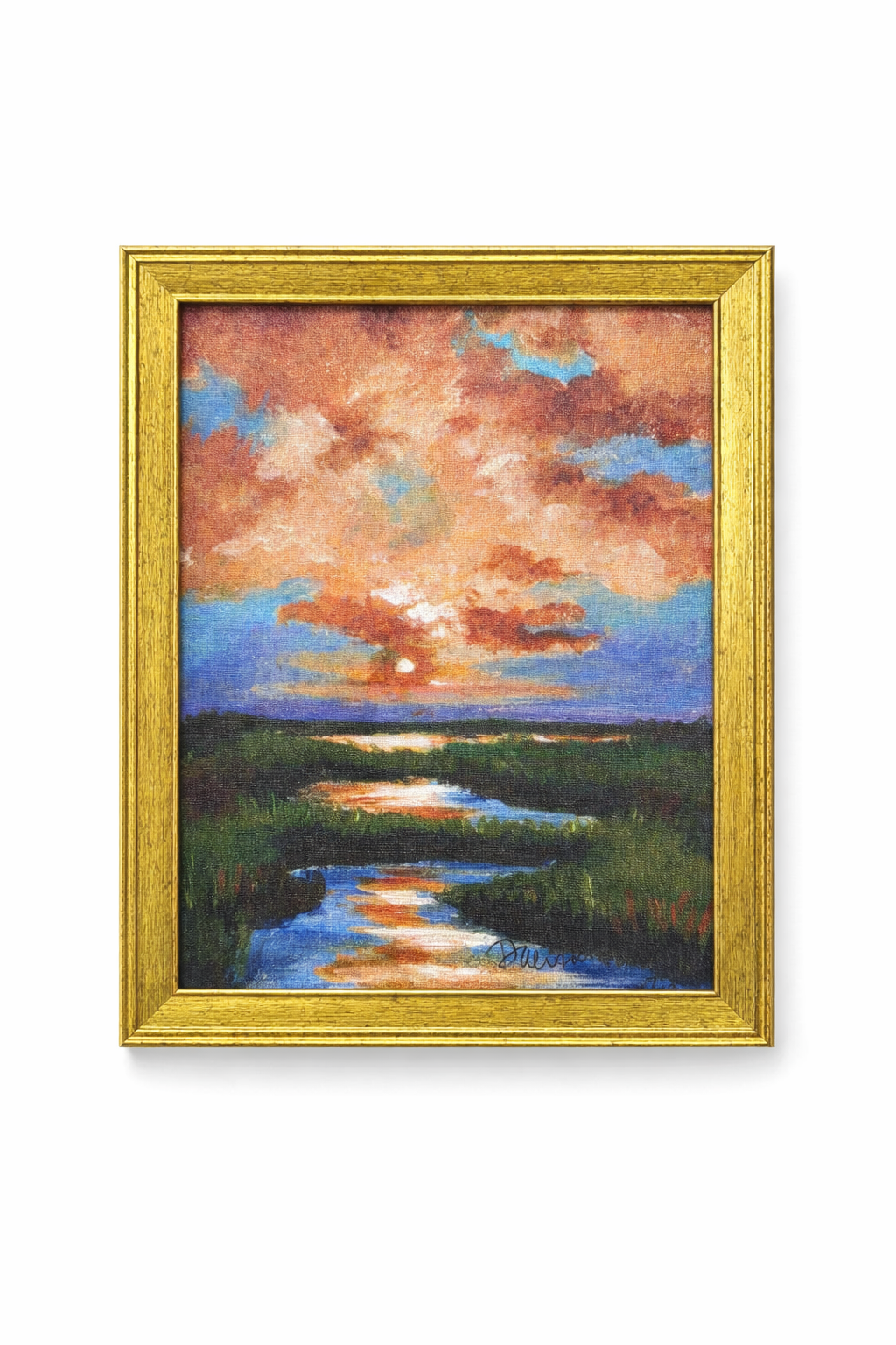 Pink Marsh Original Art