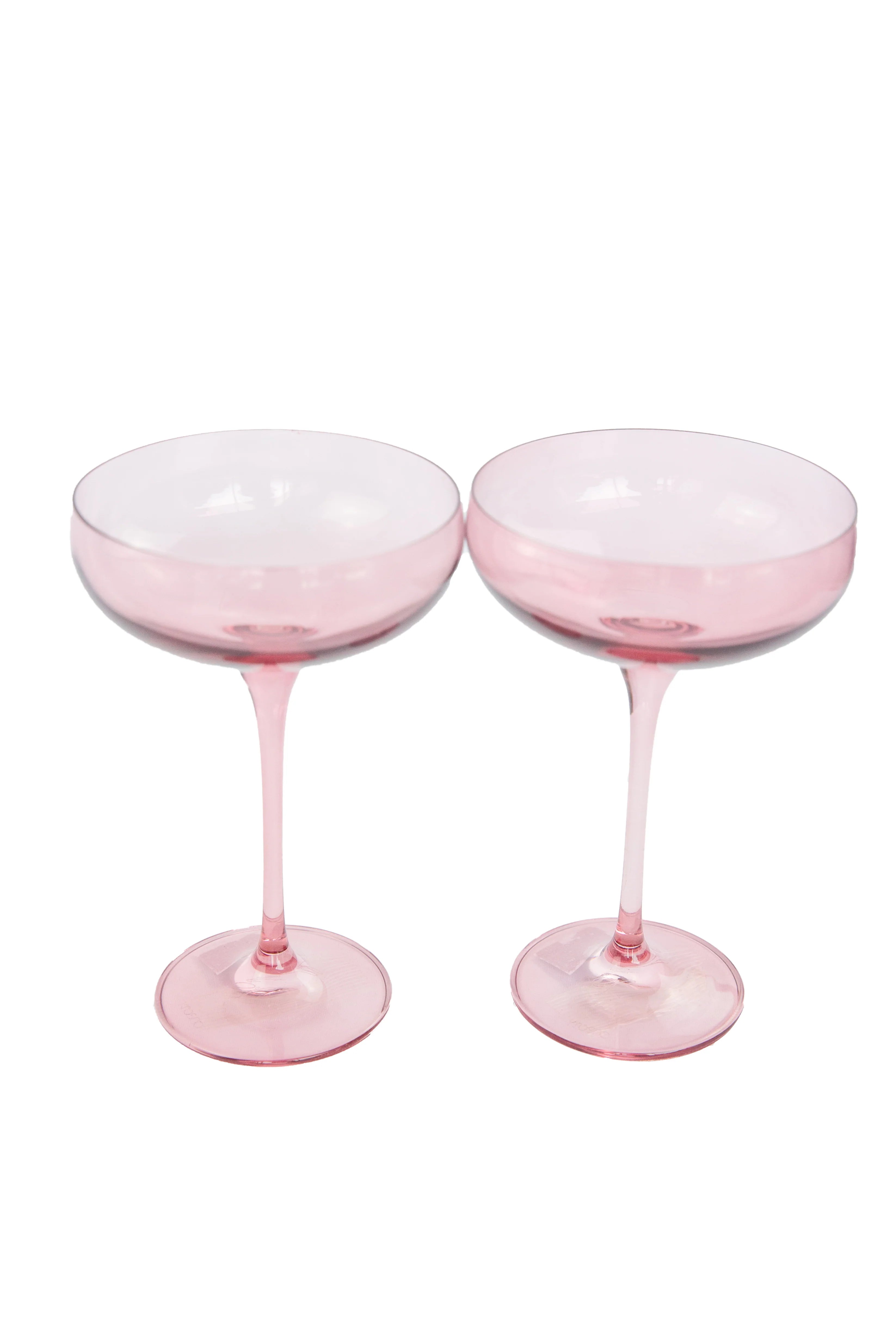 Estelle Champagne Coupe Stemware - Bundle - Rose