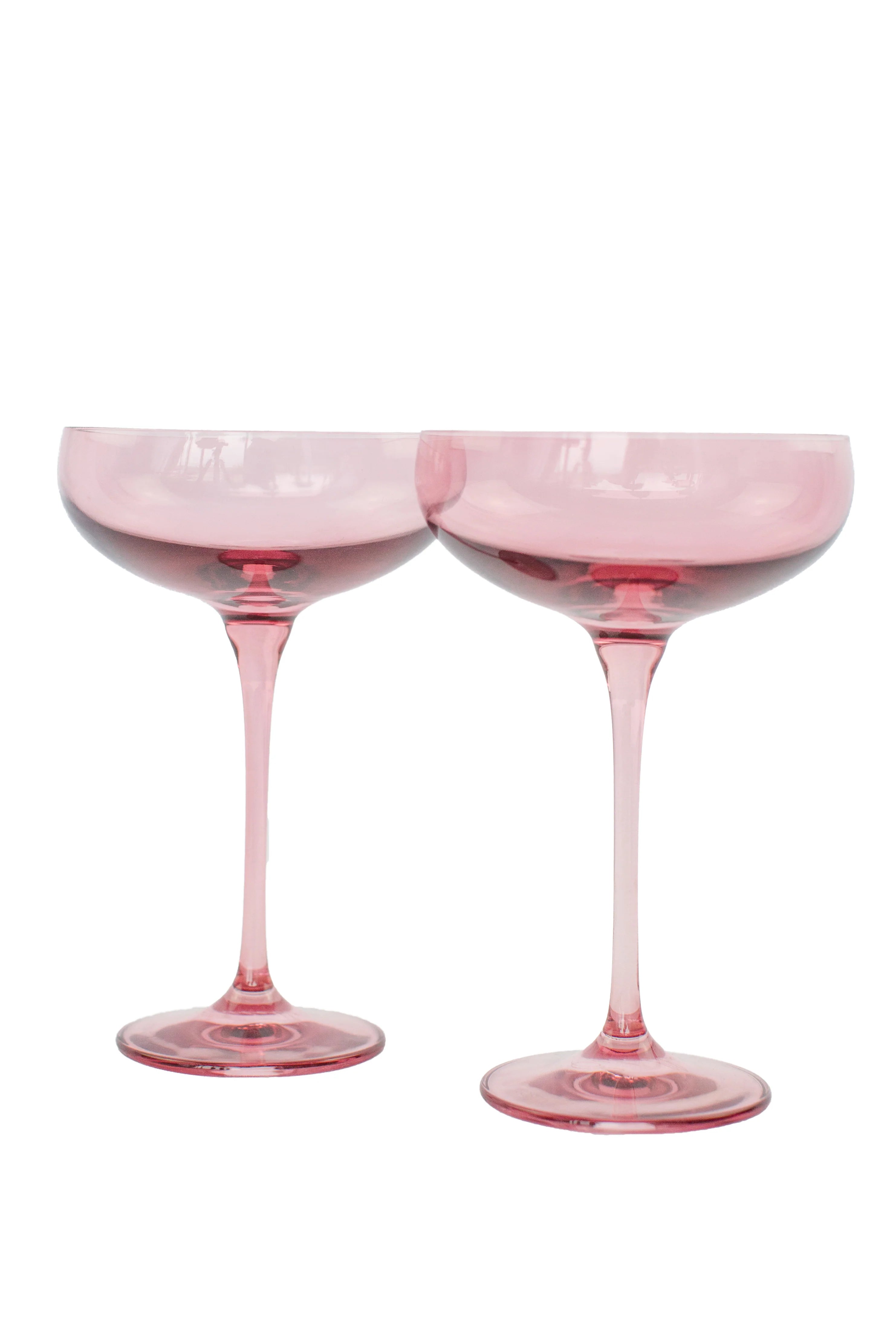 Estelle Champagne Coupe Stemware - Bundle - Rose
