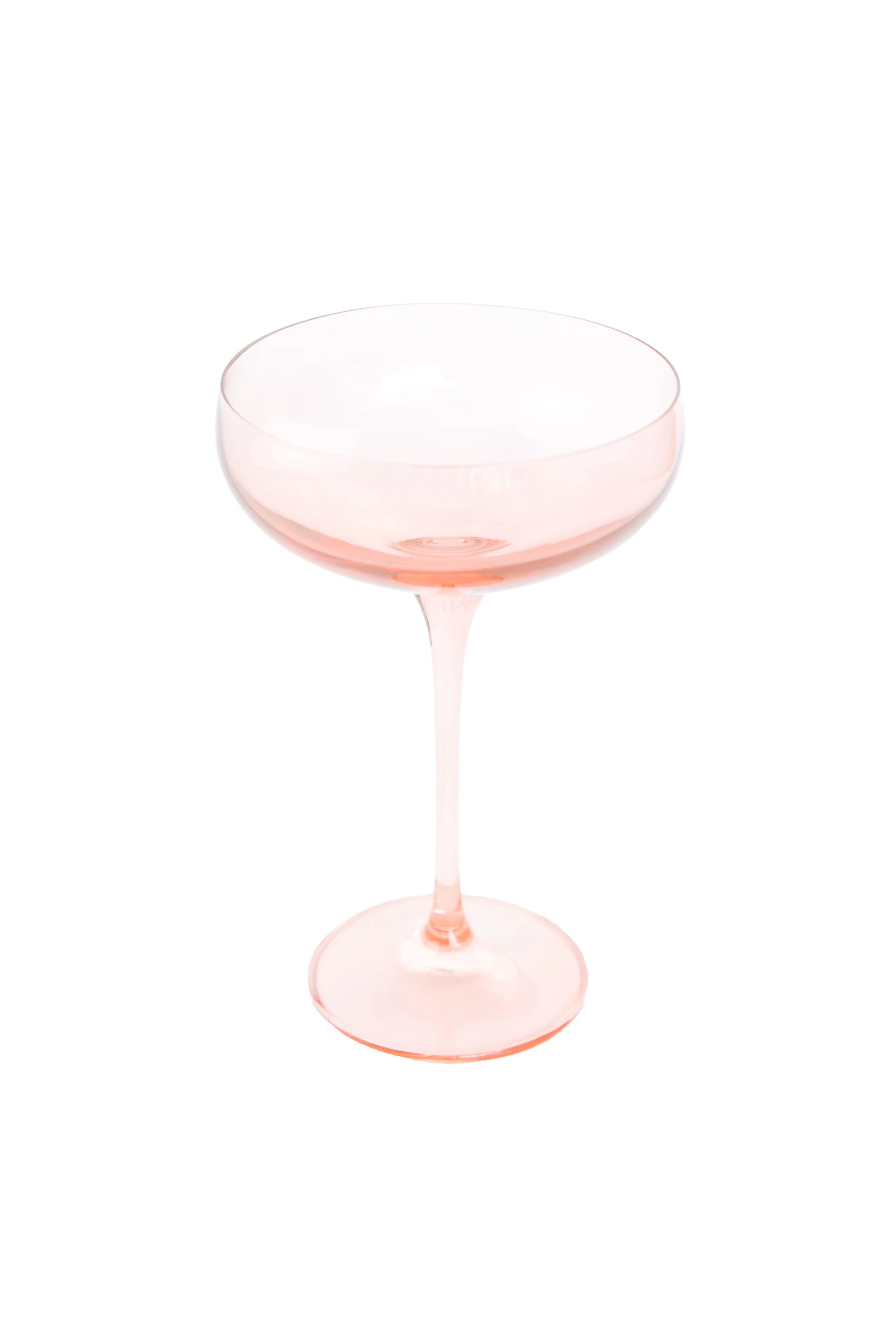 Estelle Champagne Coupe Stemware - Single - Blush Pink