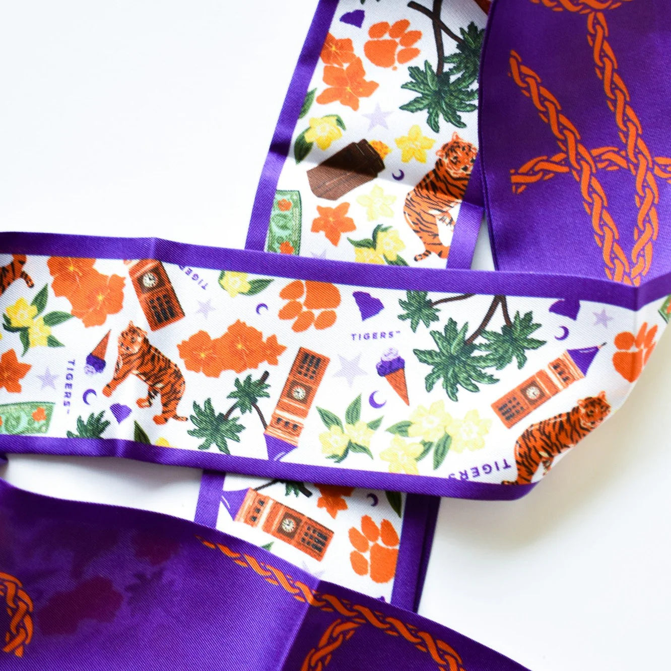 Clemson Tigers Skinny Scarf