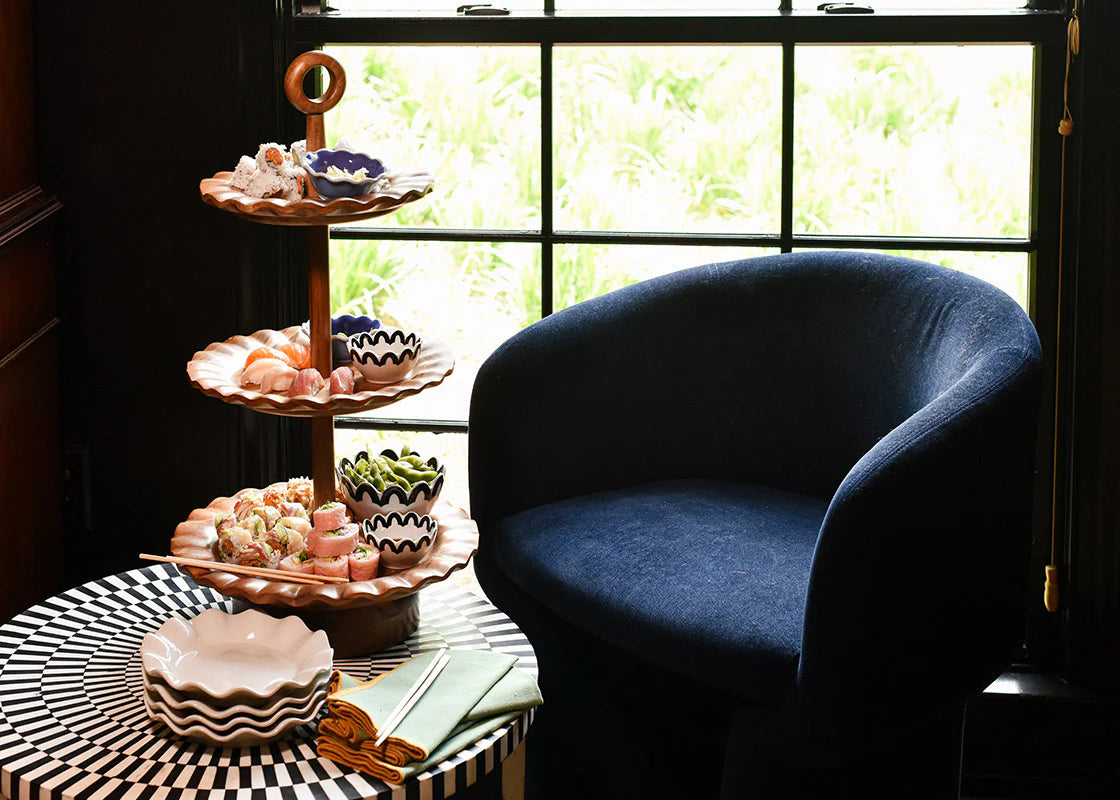 FUNDAMENTAL WOOD 3-TIERED STAND