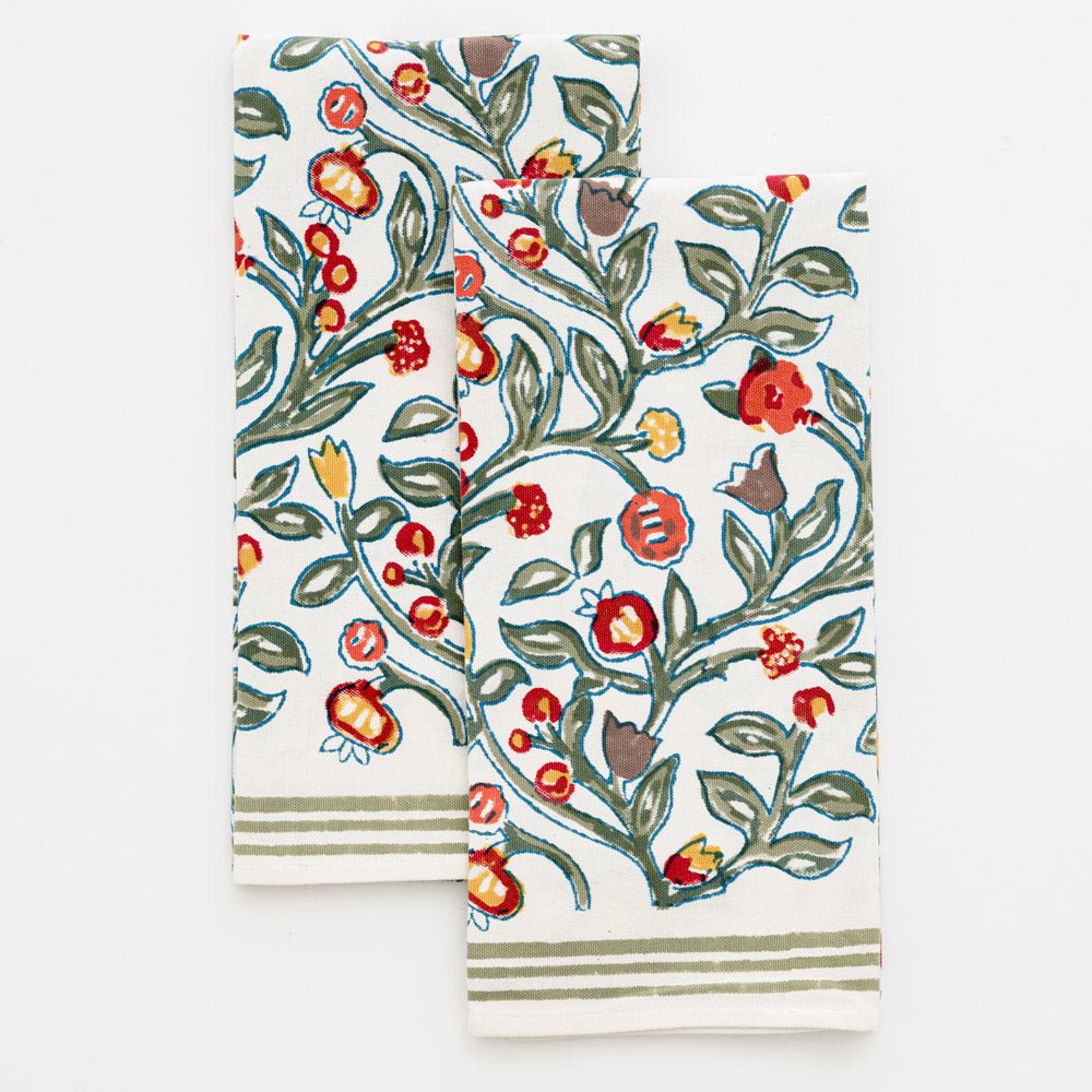 Emma Crimson and Clover Tea Towel