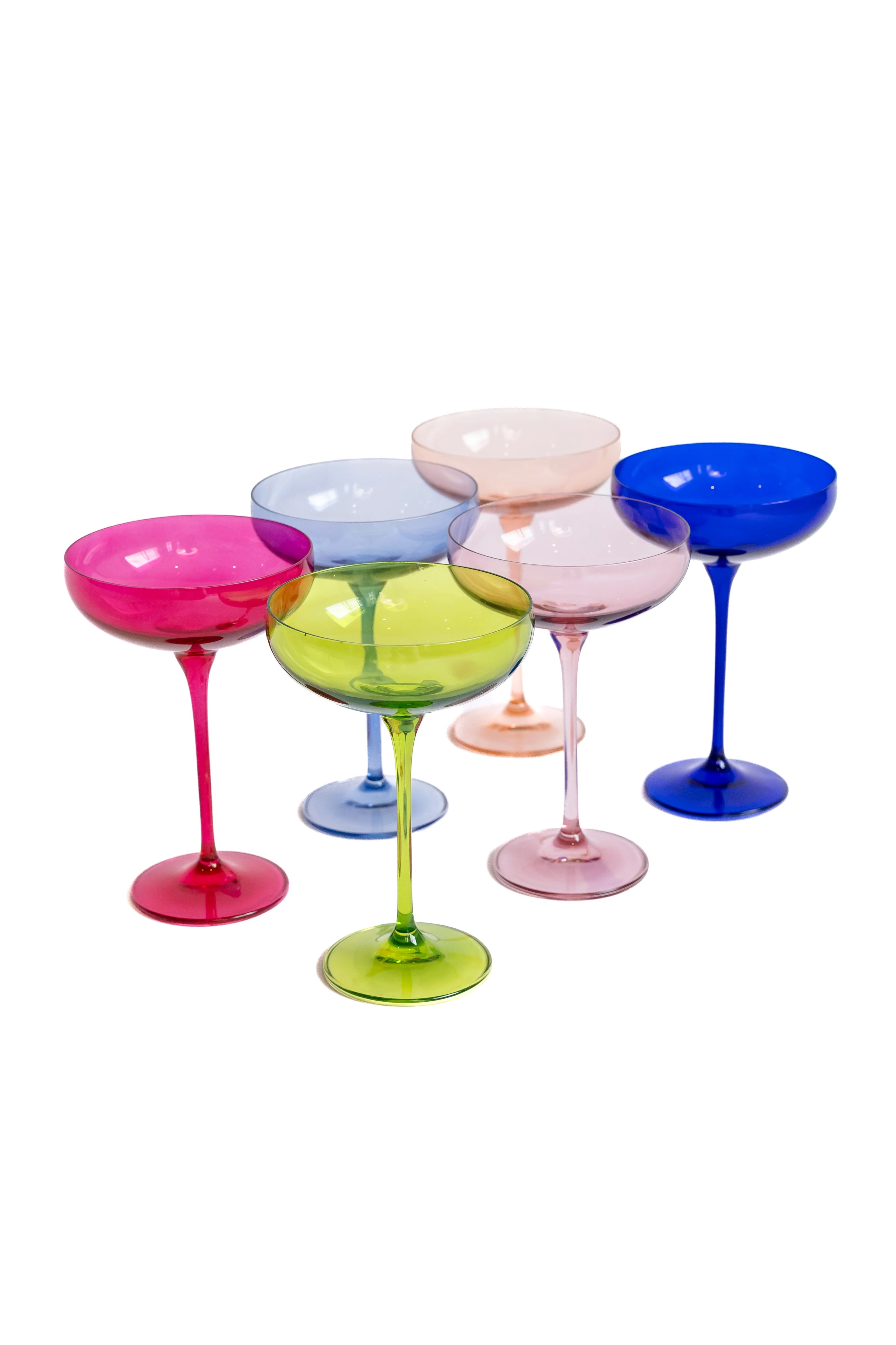 Estelle Champagne Coupe Stemware - Mixed Set