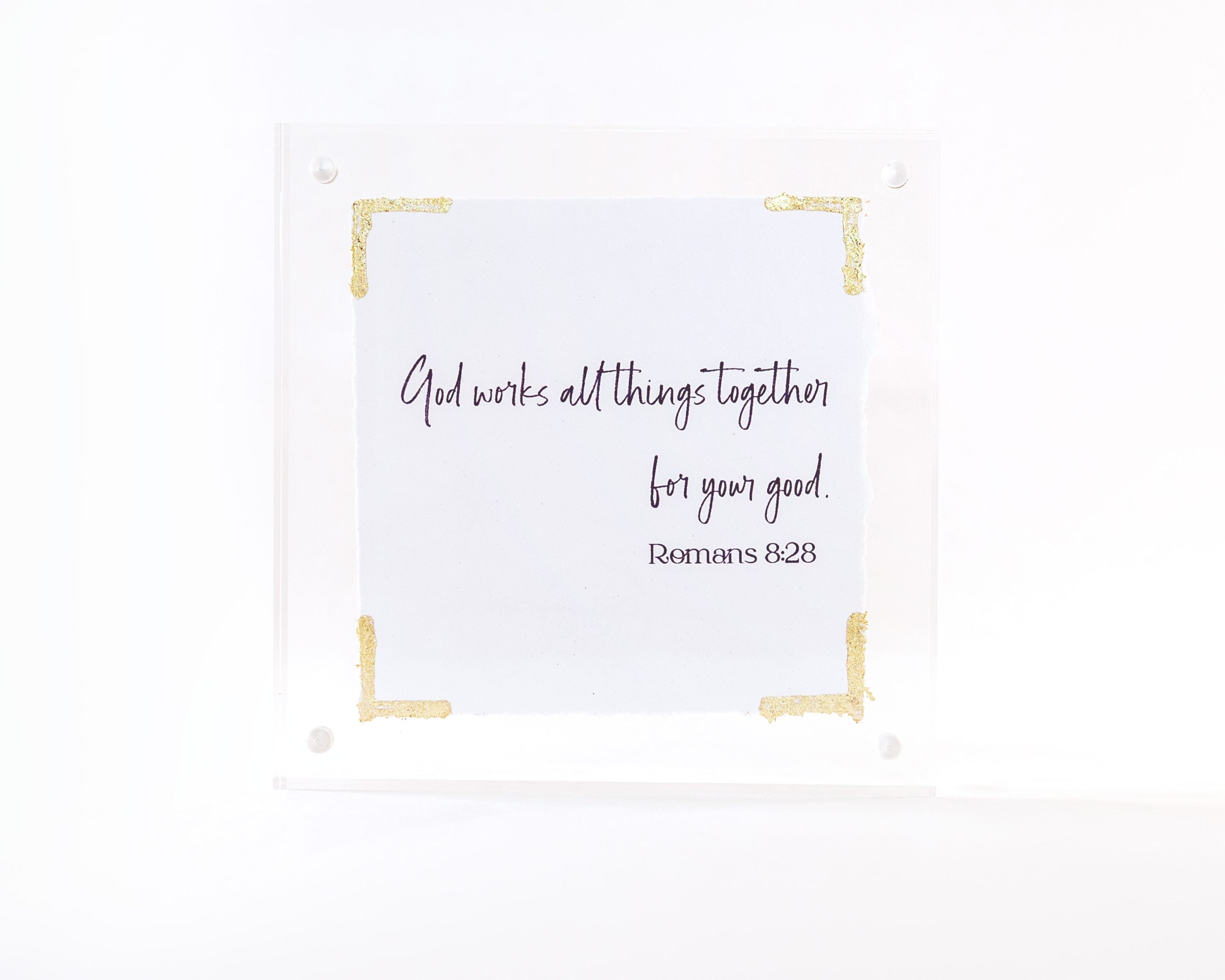 5x5 Acrylic Message Block