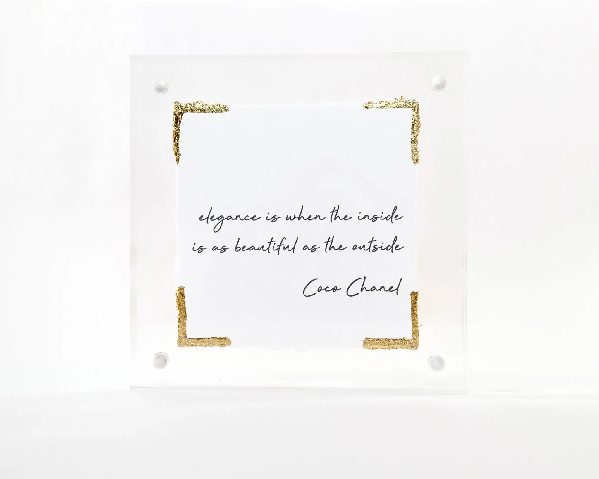 4×4 Acrylic Message Block