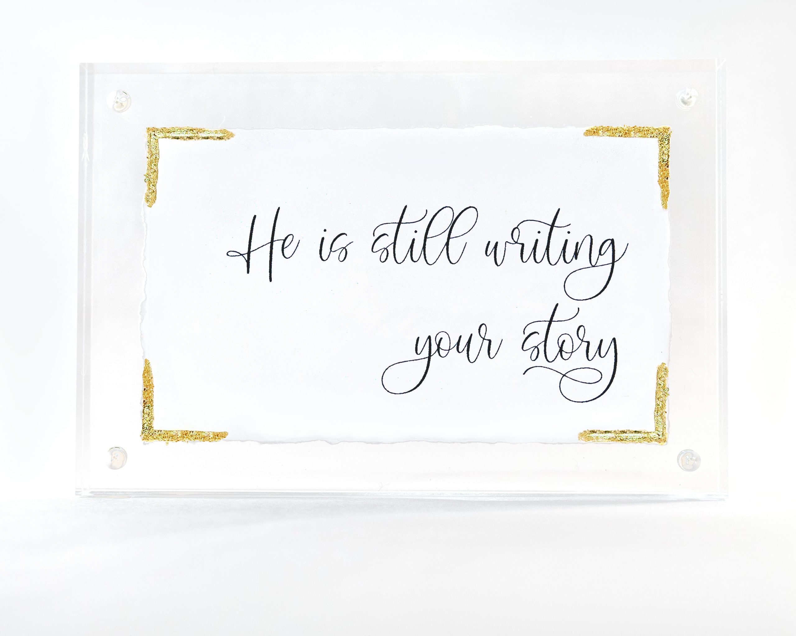 4x6 Acrylic Message Block