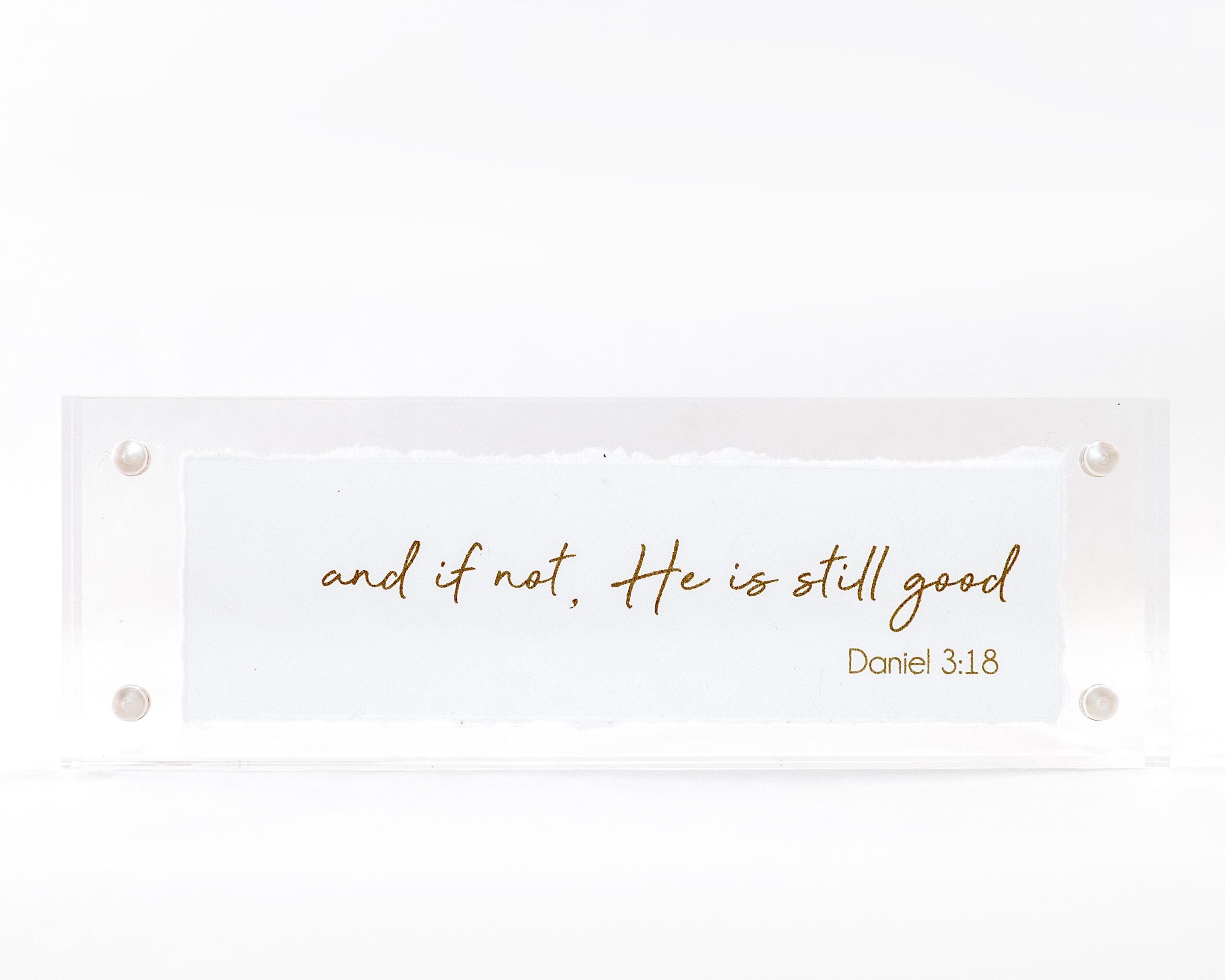 2x6 Acrylic Message Block