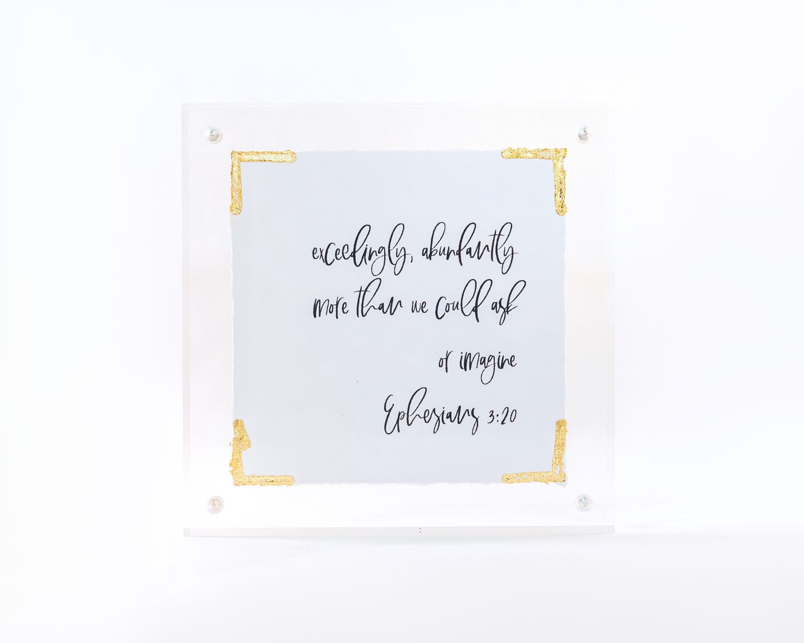 5x5 Acrylic Message Block