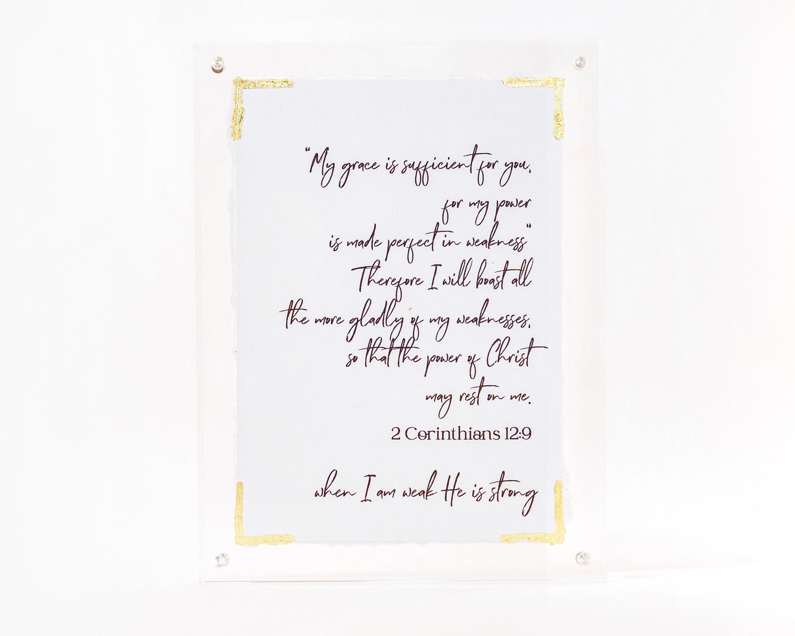 6x8 Acrylic Message Block