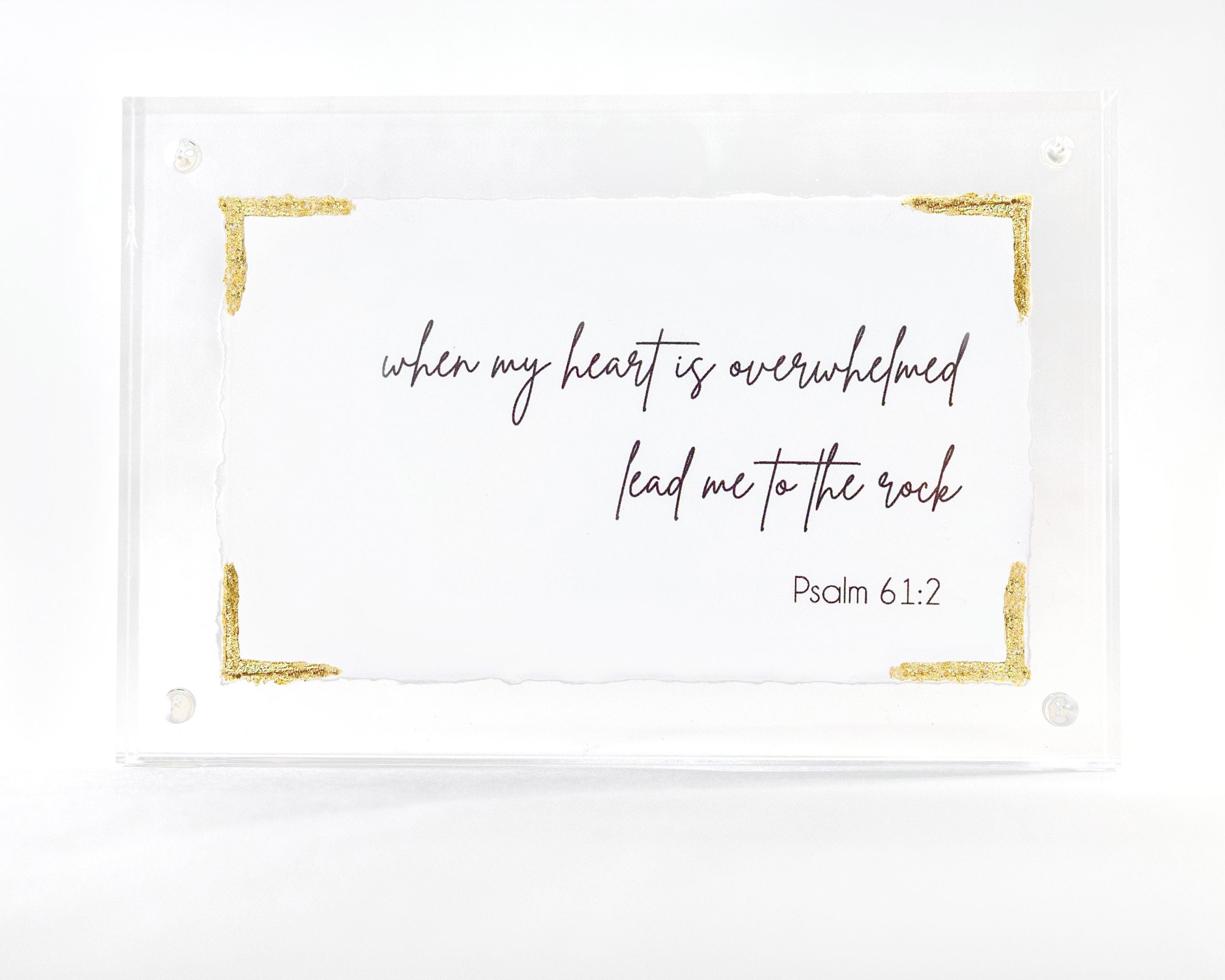 4x6 Acrylic Message Block