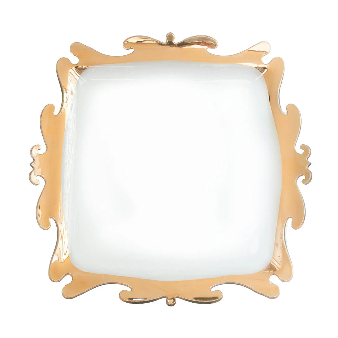 Rocco Square Platter - Gold