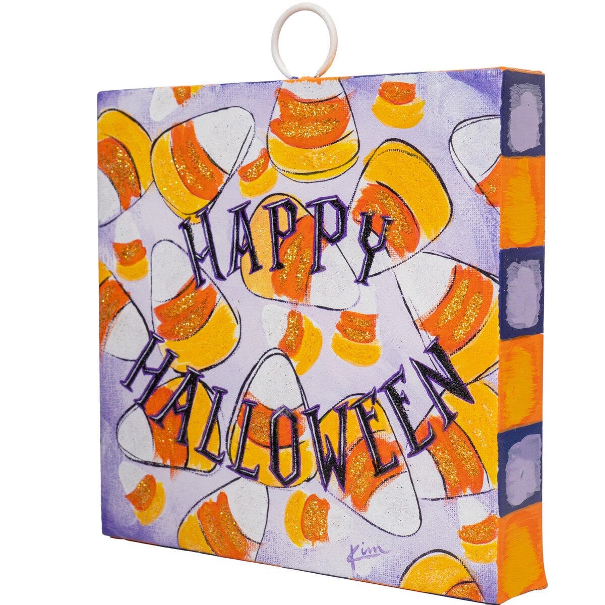 Happy Halloween Candy Corn Mini Art