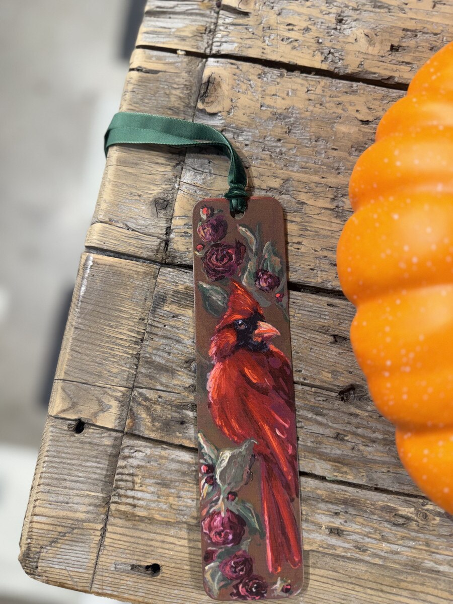 Fall Cardinal Bookmark