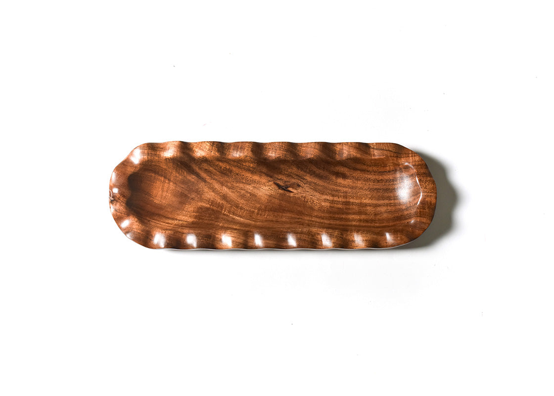 FUNDAMENTAL WOOD RUFFLE SKINNY TRAY