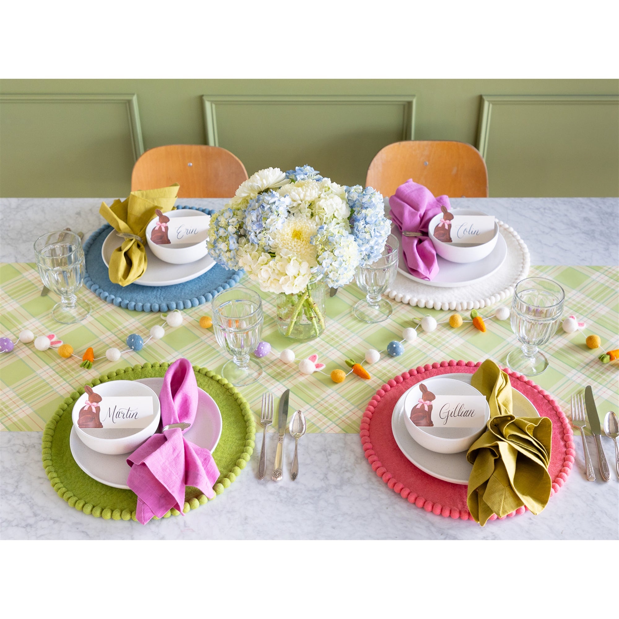 Pom Pom Felt Placemat