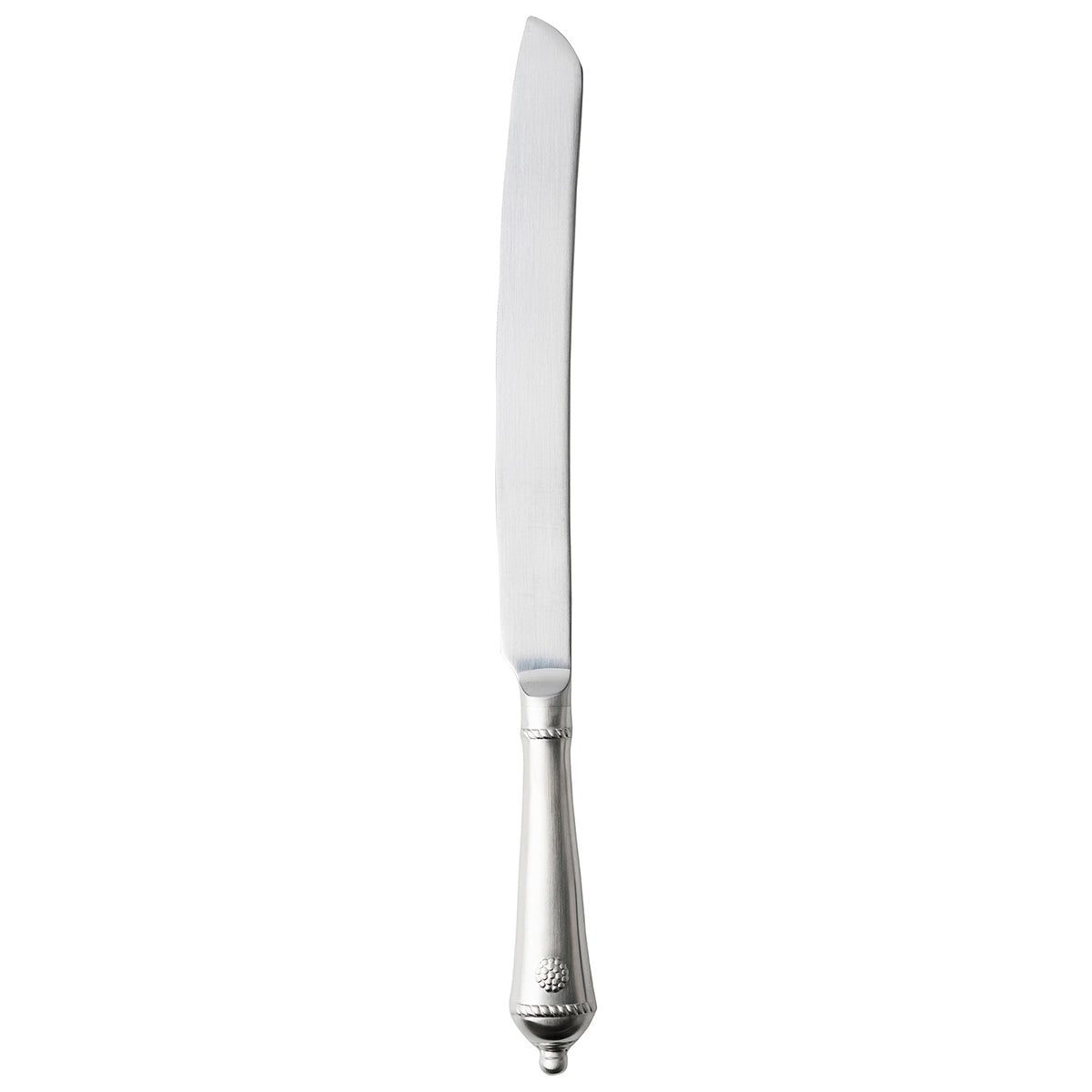 Berry & Thread Cake Knife and Server Set/2pc - Bright Satin