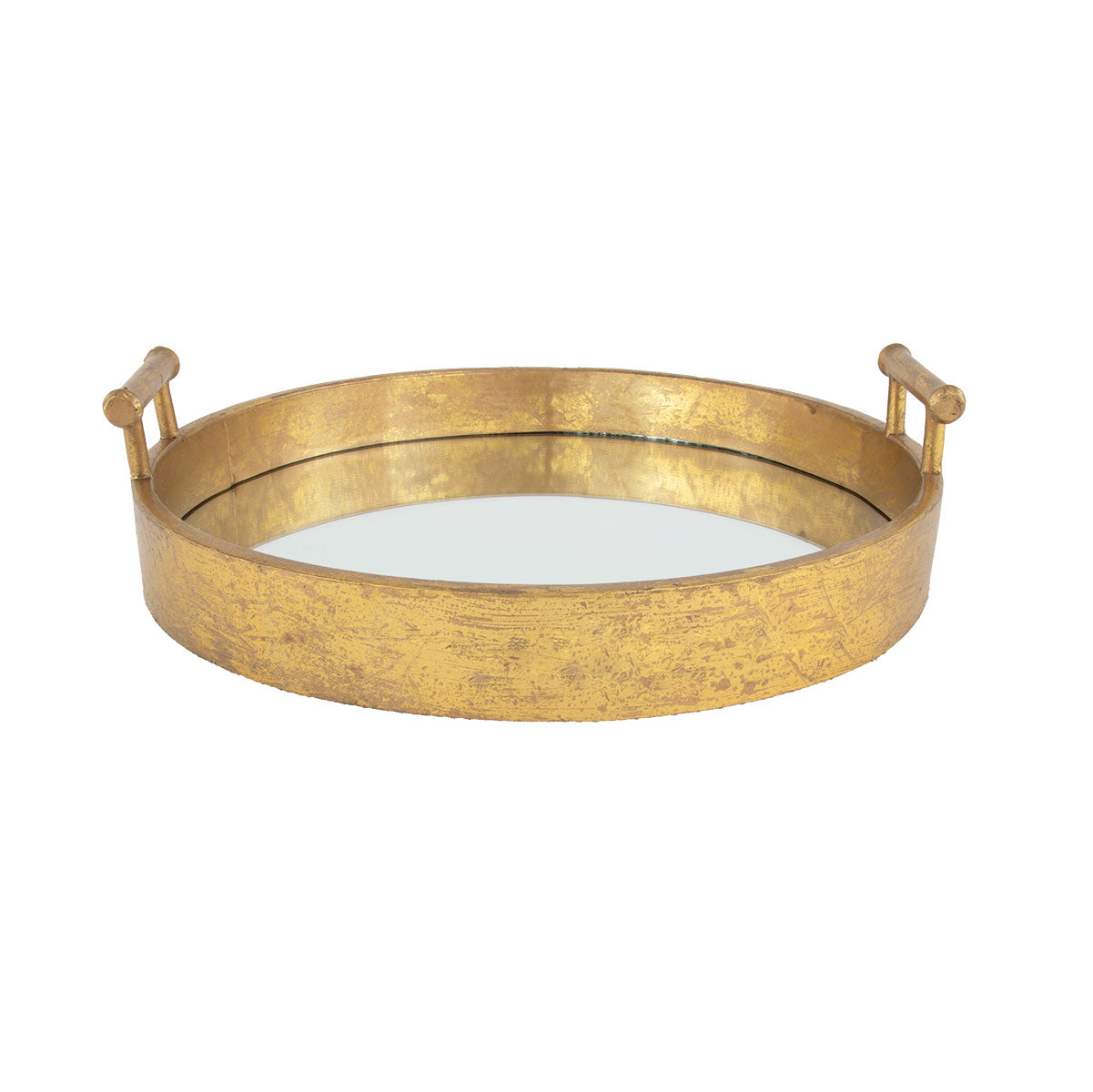 Gold Deep Round Tray