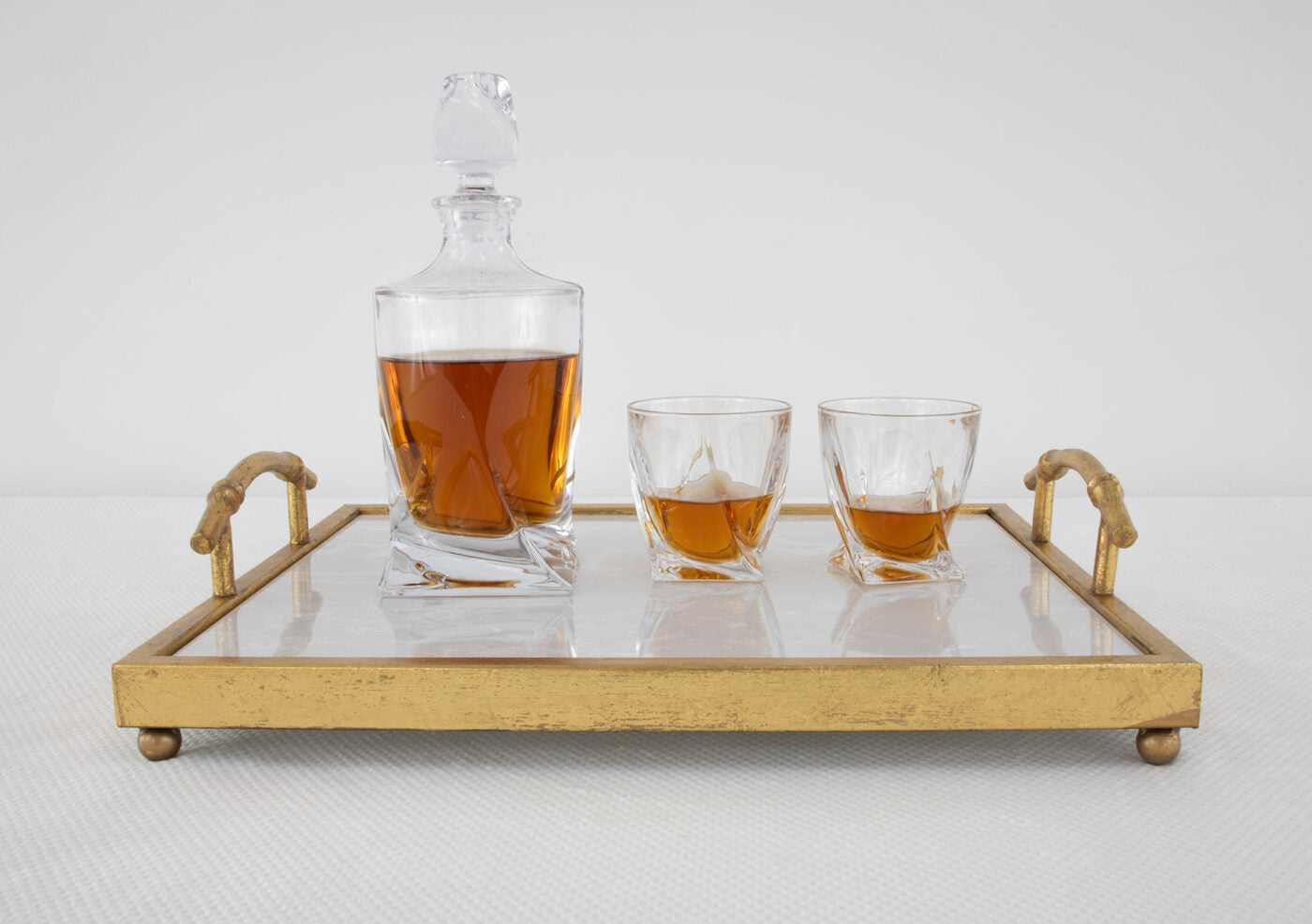 Marble and Gold Tray