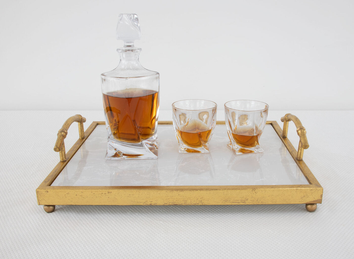 Marble and Gold Tray