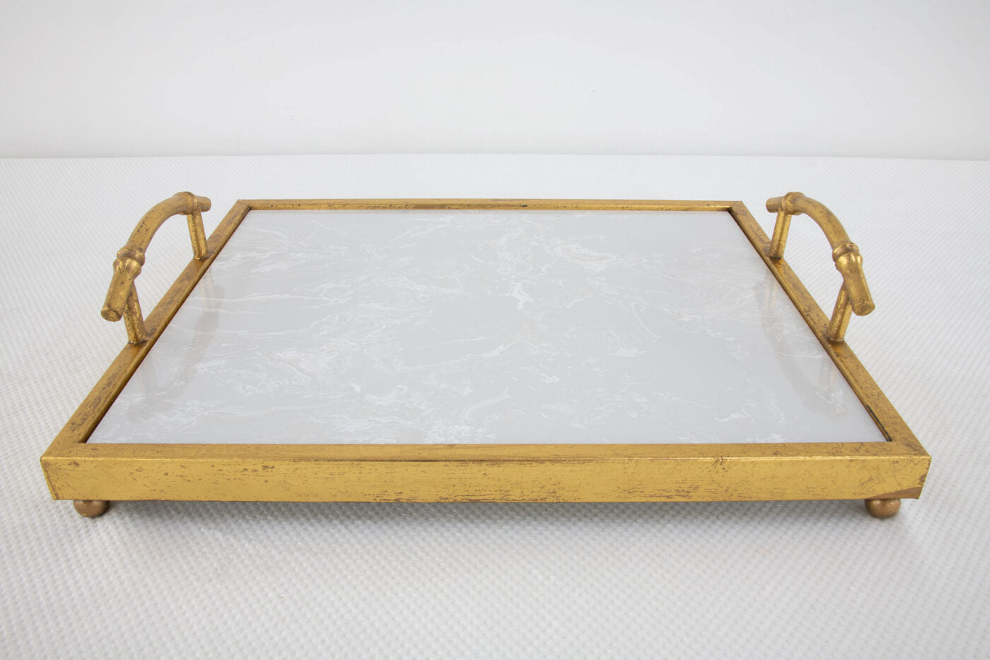Marble and Gold Tray