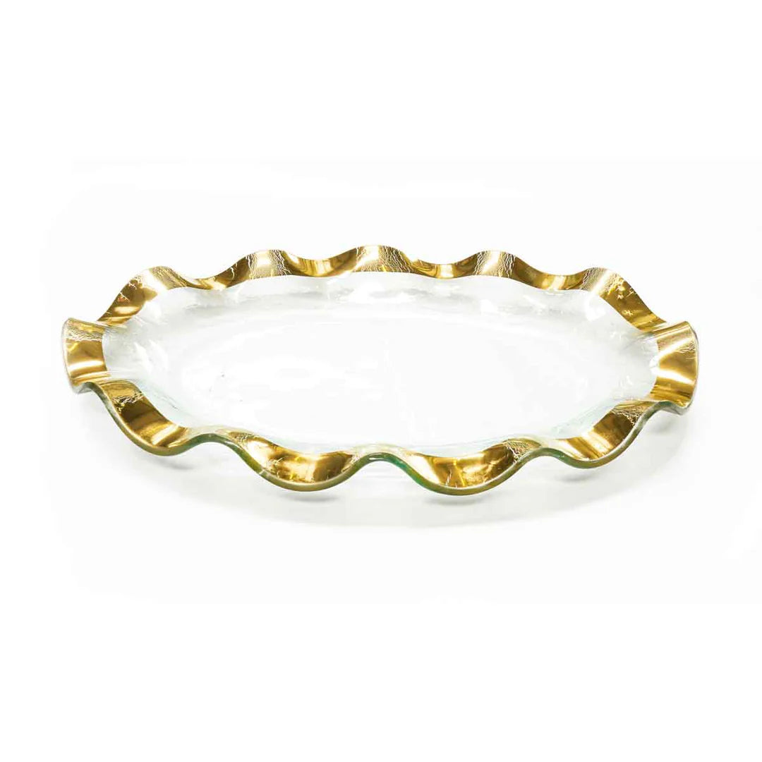 Ruffle Oval Platter
