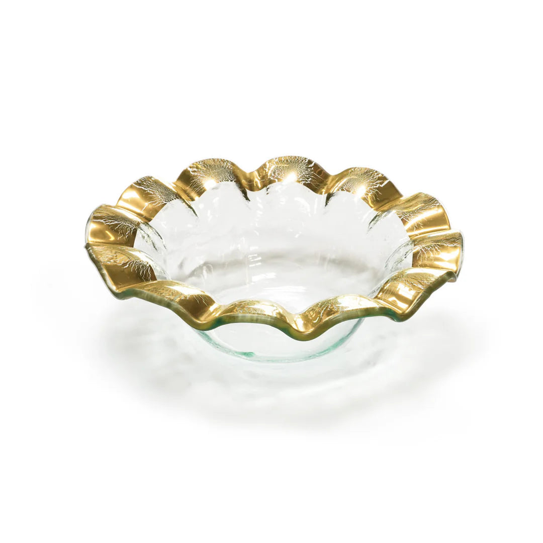 Ruffle Wine Coaster - Gold