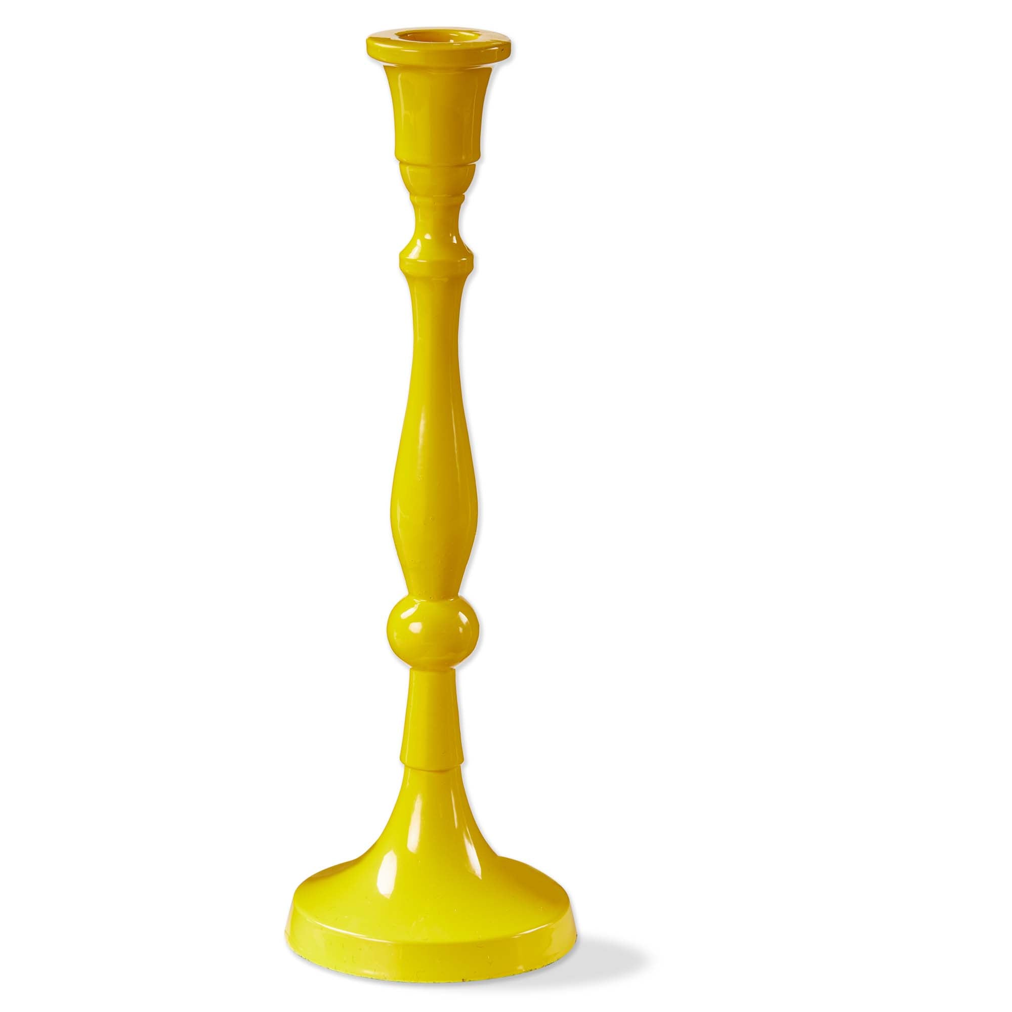 Zahra Taper Holder Large Yellow