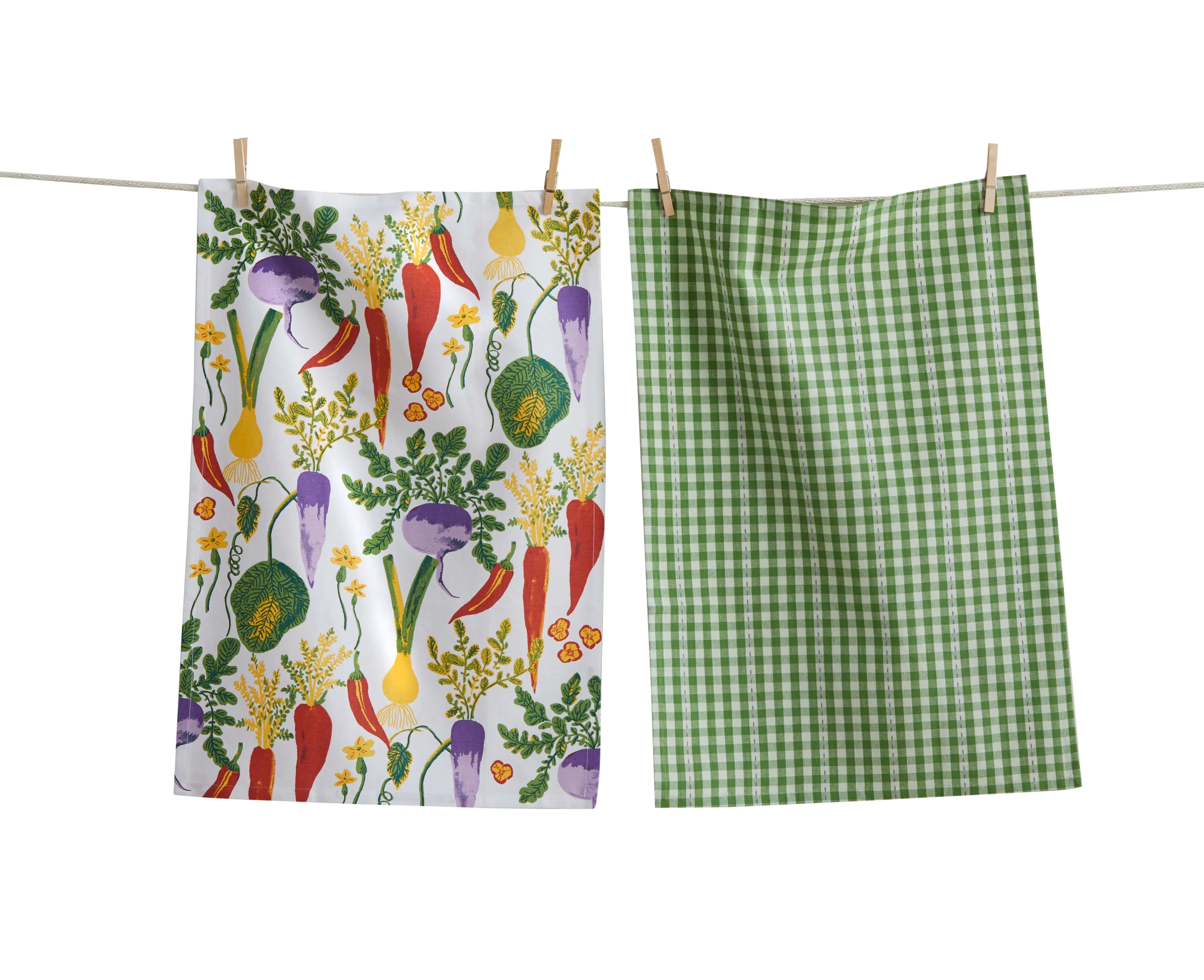 Tossed Vegetables Dishtowel