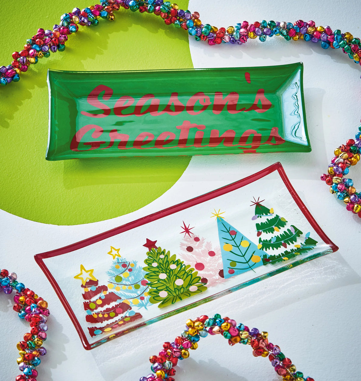 Groovy Trees Glass Trinket Tray