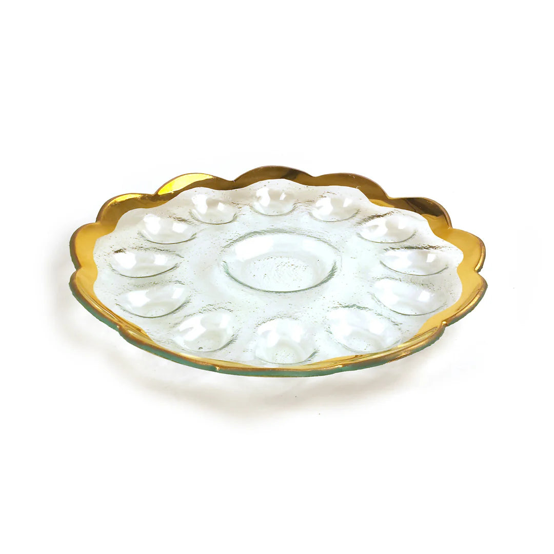 Roman Antique Deviled Egg Platter