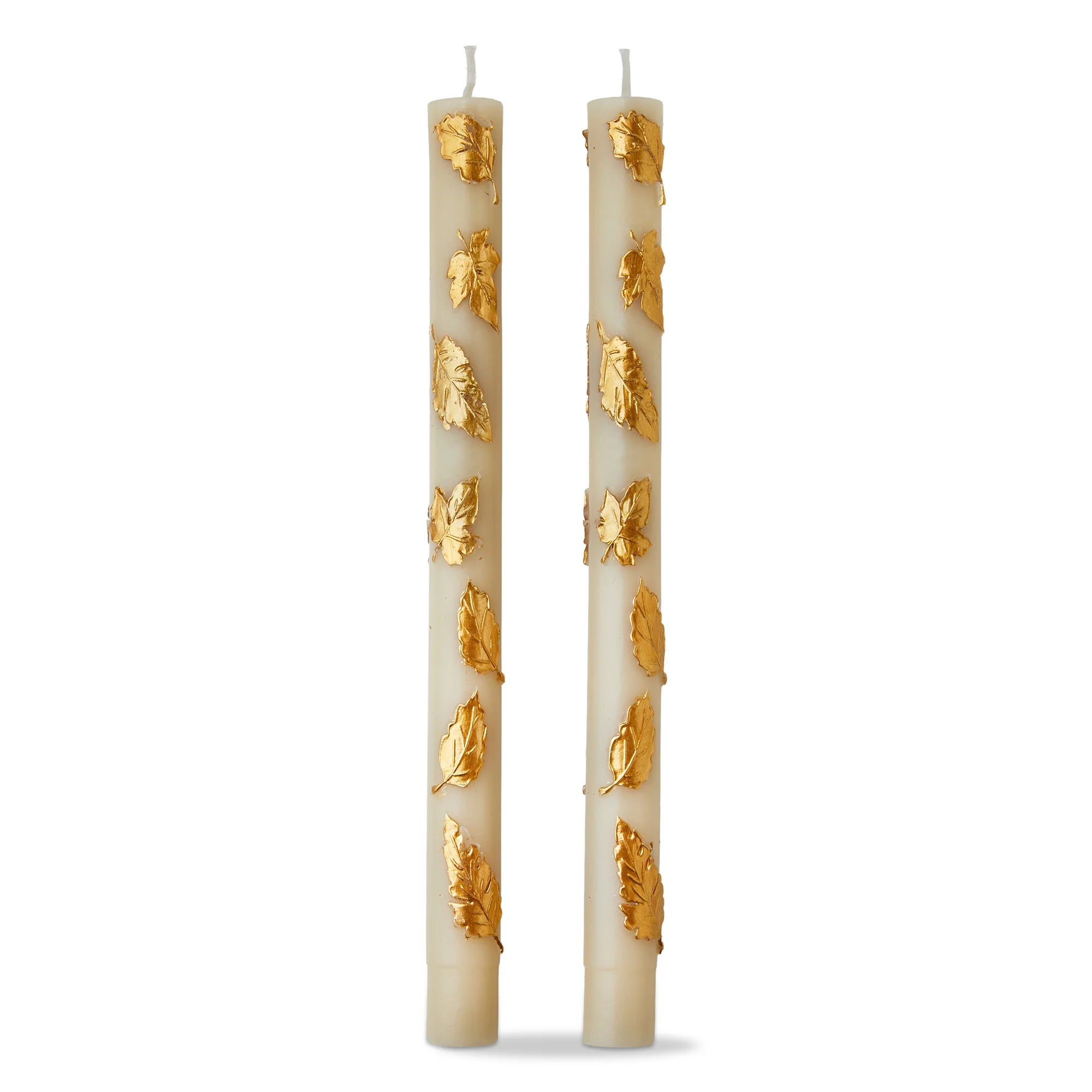 Fall Leaves Straight Candle | Set of 2