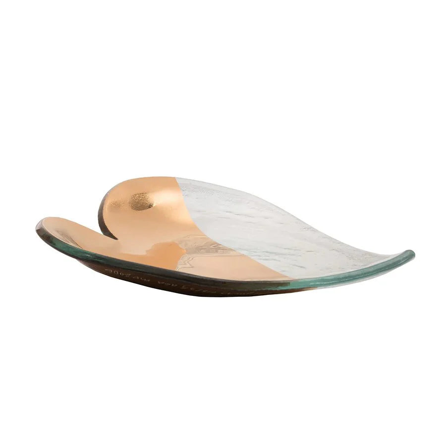 Mod Heart Plate - Gold