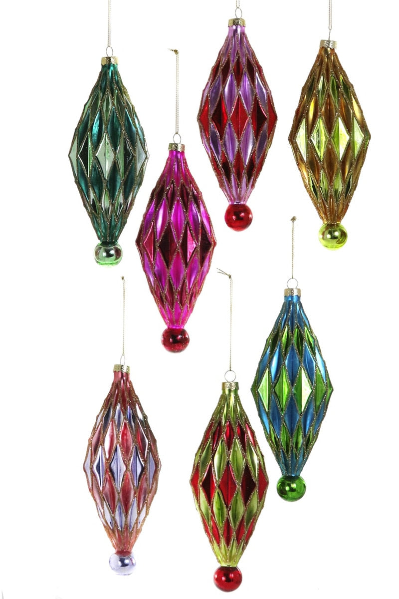 Large Mid-Century Diamond Ornament