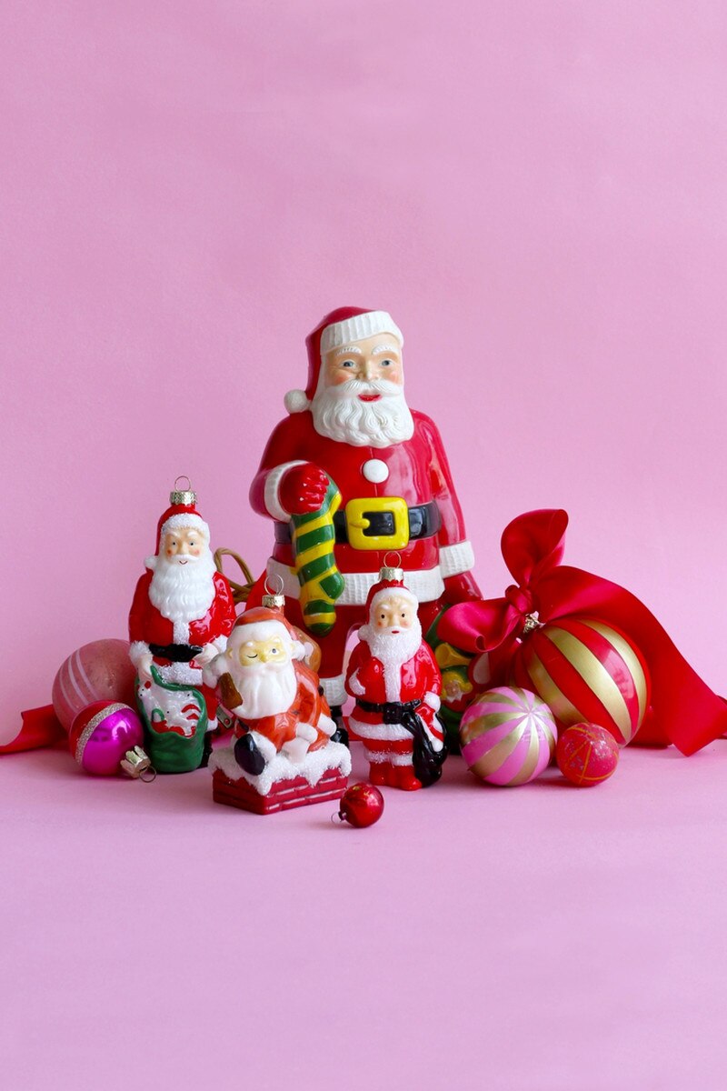 Santa Blow Mold Ornament