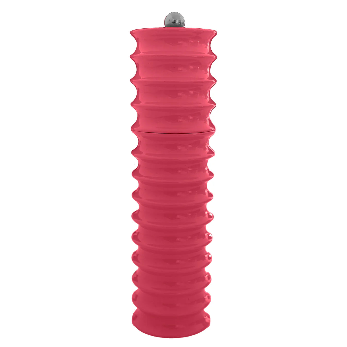Watermelon Pink Twister Salt and Pepper Mill