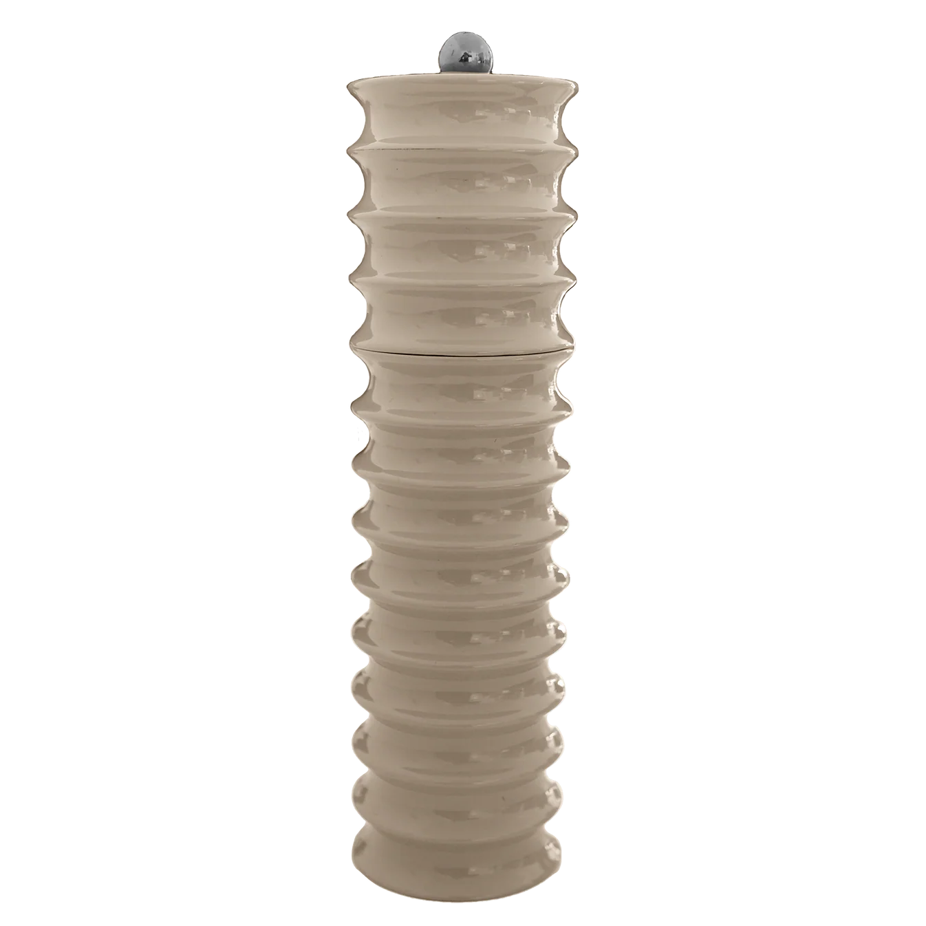 Cappuccino Twister Salt and Pepper Mill