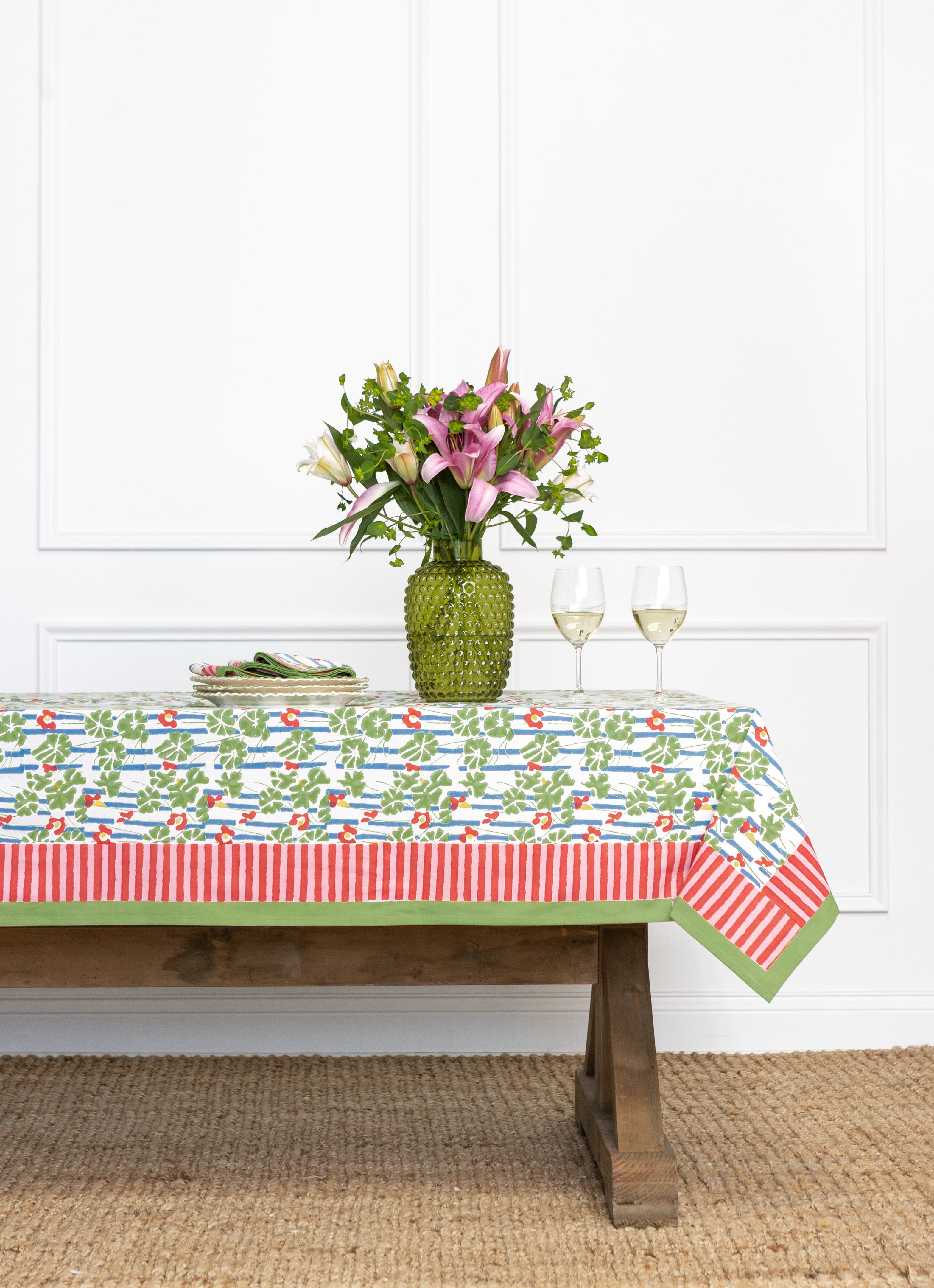 Geranium Carnival Tablecloth