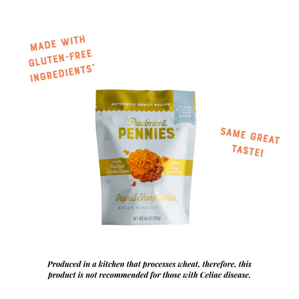 GLUTEN-FREE INGREDIENTS - Original Sharp Cheddar Pennies