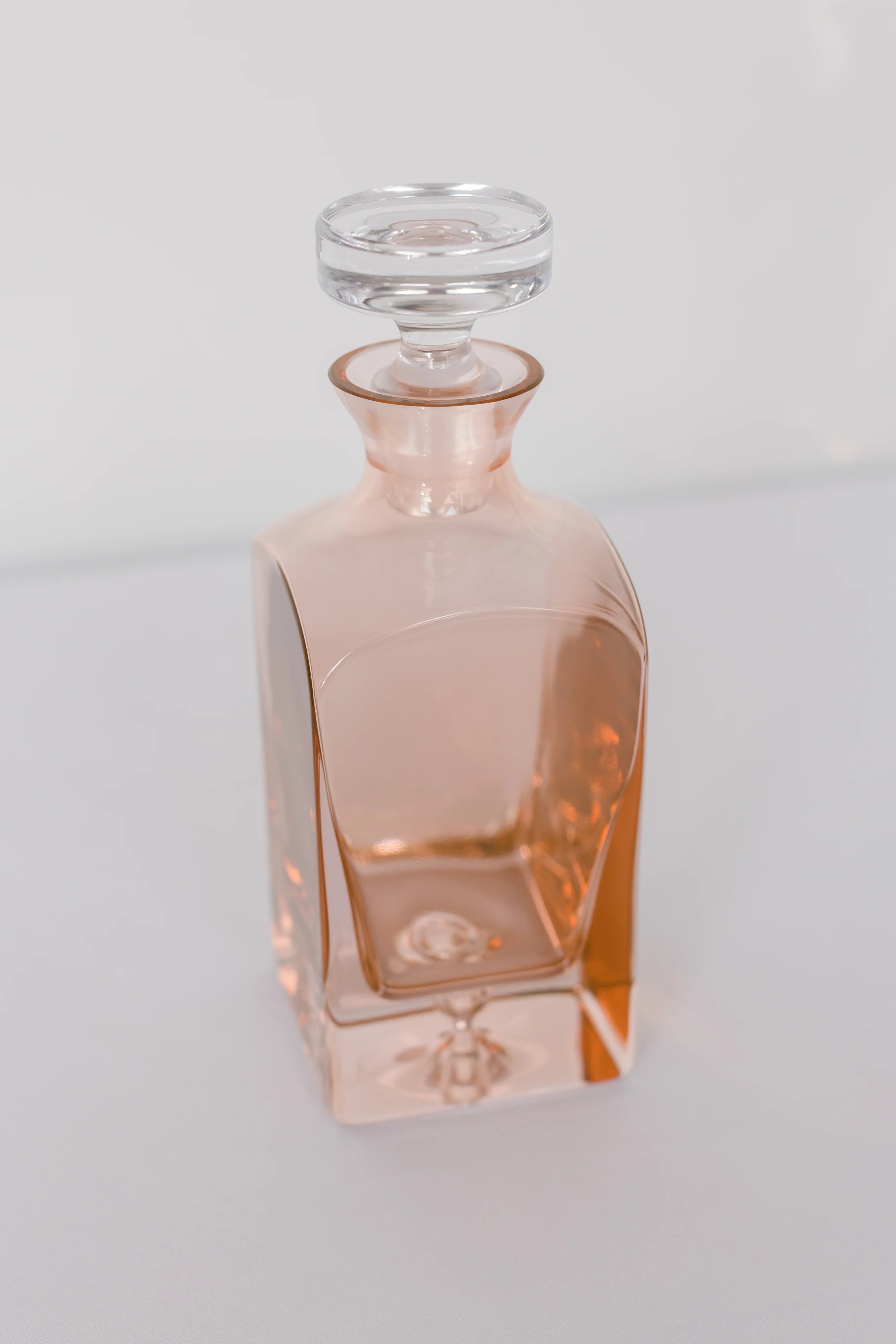 Estelle Colored Decanter-Heritage {Blush Pink}