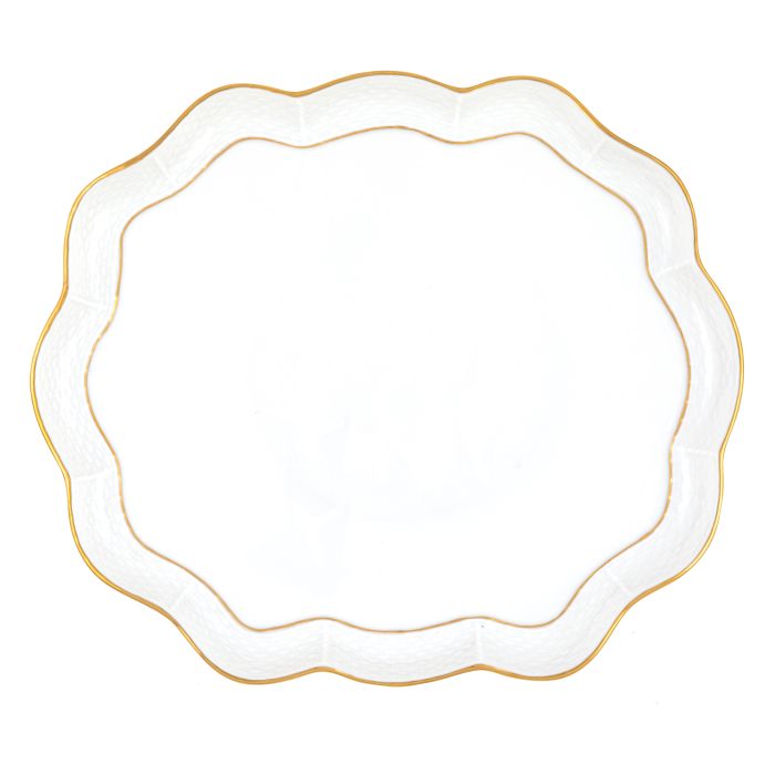 GOLDEN EDGE SCALLOP TRAY