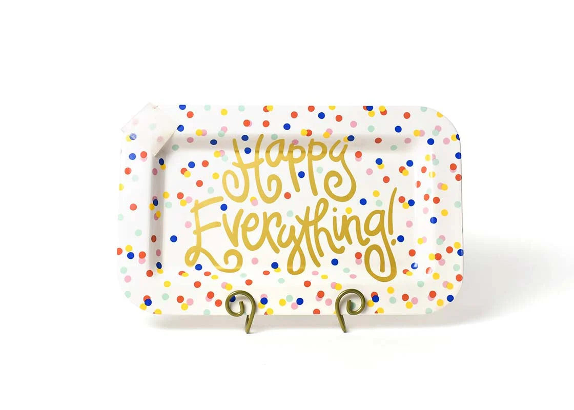 Happy Dot Mini Happy Everything! Rectangle Platter