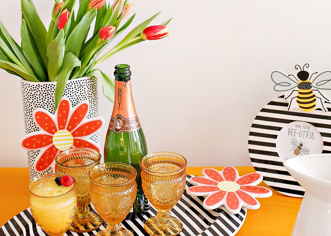 Black Small Dot Big Oval Vase