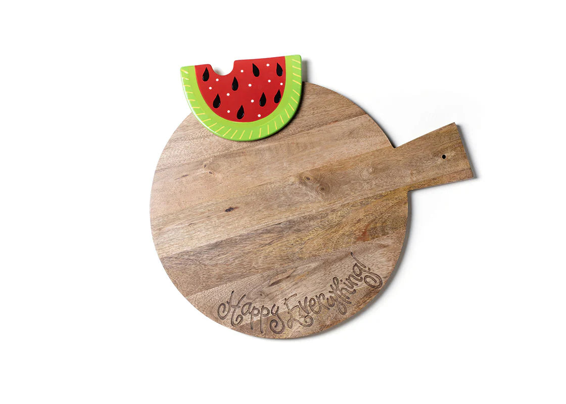 Happy Everything! Big Wood Serving Board