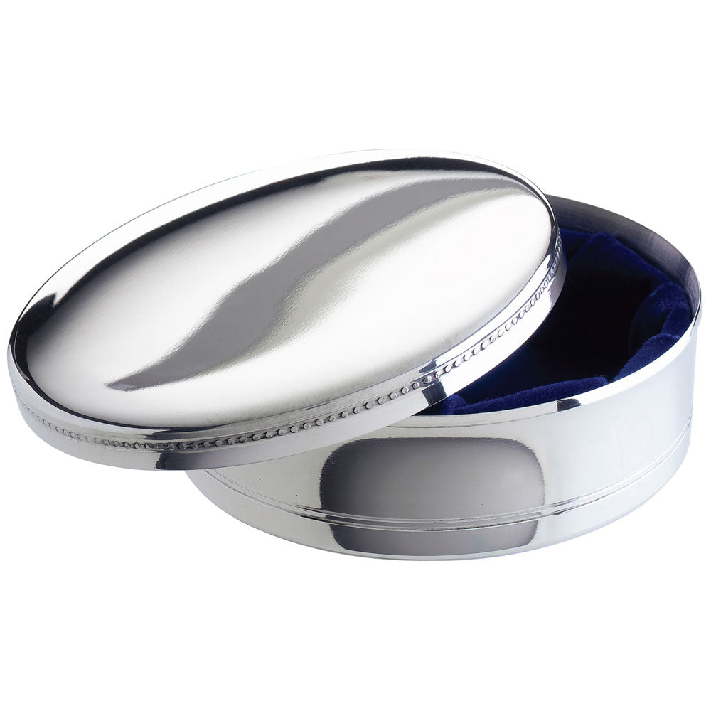 Images Pewter Jewelry Box 4"