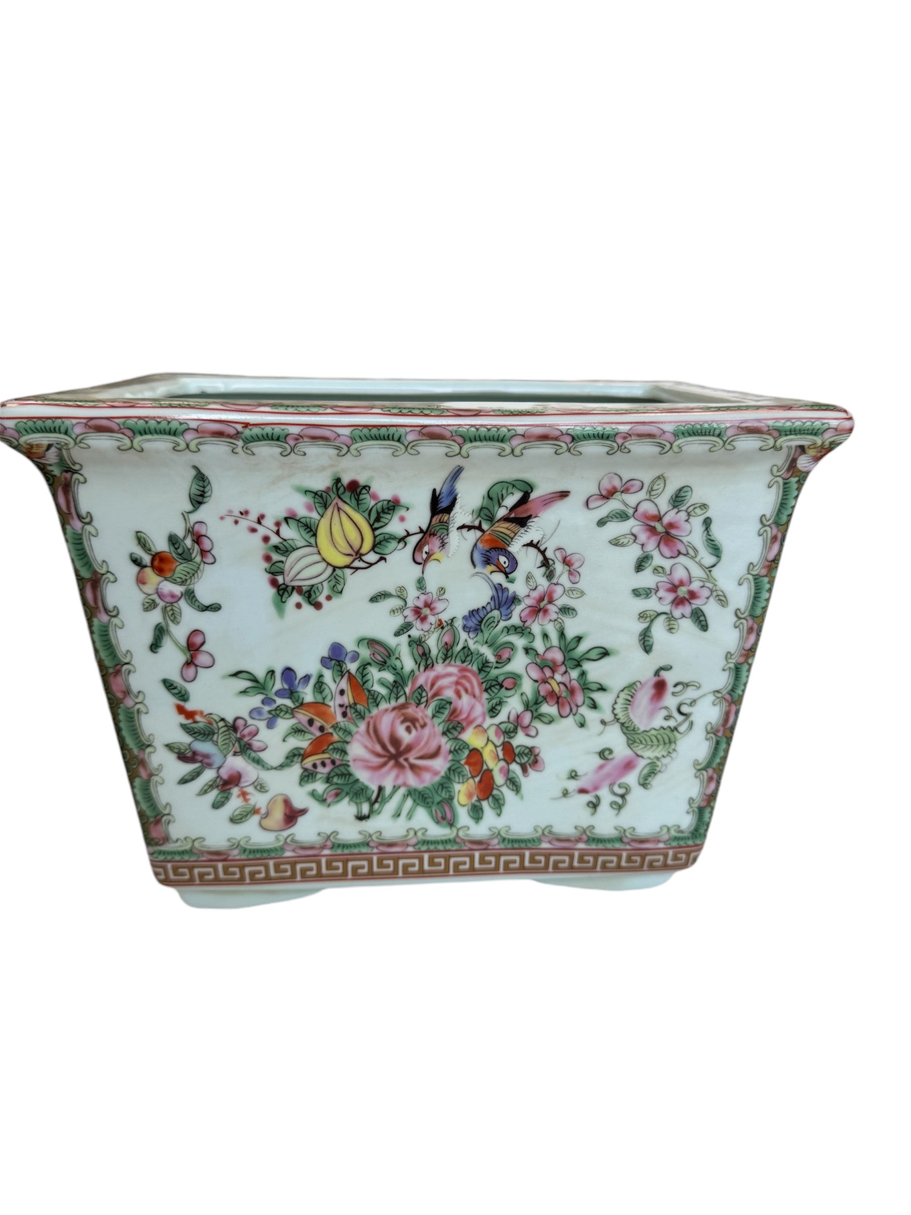 Rose Canton Rectangular Planter