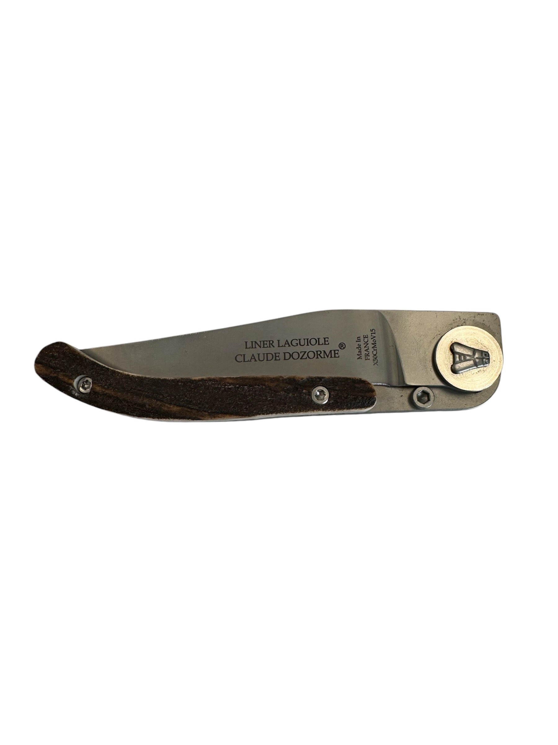 Languiole Liner Pocket Knife | Brown Handle